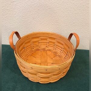Longaberger Round Woven Basket
